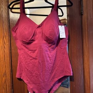 Knix Women's Burgundy Bodysuit